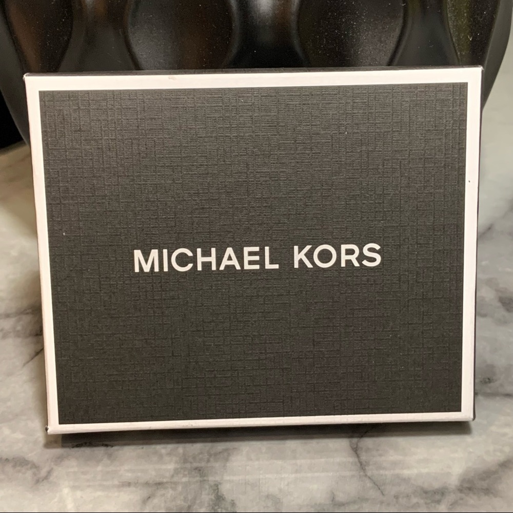 Michael Kors Men's Slim Billfold Grey Leather Wallet NWT $98 - Picture 8 of 9